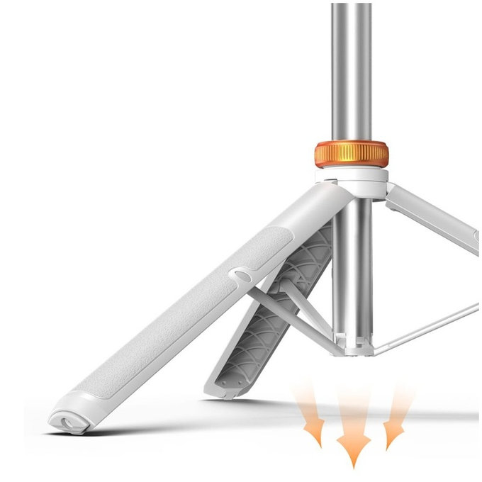 Selfie stick con treppiede L03S, bianca, Tech-Protect
