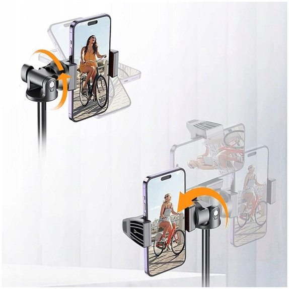 Selfie stick con treppiede L03S, bianca, Tech-Protect