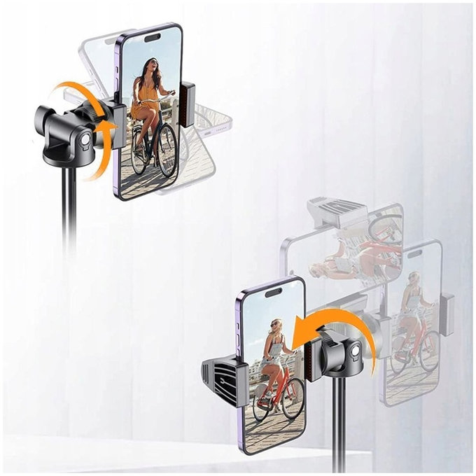 Selfie stick con treppiede L03S, bianca, Tech-Protect
