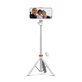 Selfie stick con treppiede L03S, bianca, Tech-Protect