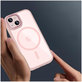 Custodia MagMat MagSafe per iPhone 15, rosa/trasparente, Tech-Protect