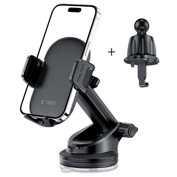 Supporto auto V7 Universal Dashboard & Vent, nera, Tech-Protect