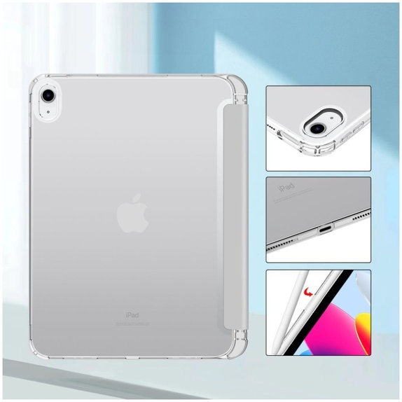 Custodia Sc Pen Hybrid per iPad 10.9" 10 / 2022 / 11" 11 / 2025, grigia, Tech-Protect