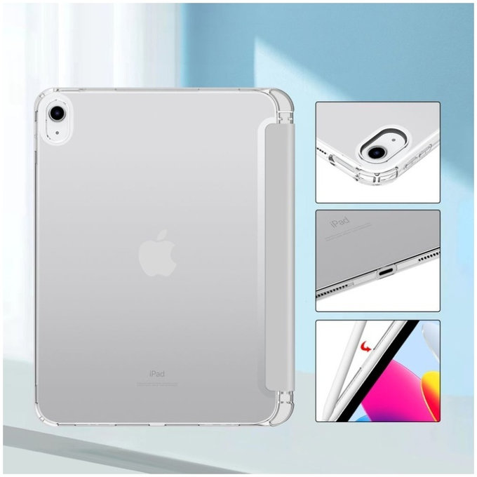 Custodia Sc Pen Hybrid per iPad 10.9" 10 / 2022 / 11" 11 / 2025, grigia, Tech-Protect