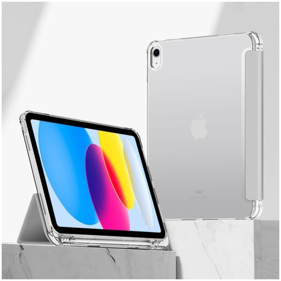 Custodia Sc Pen Hybrid per iPad 10.9" 10 / 2022 / 11" 11 / 2025, grigia, Tech-Protect