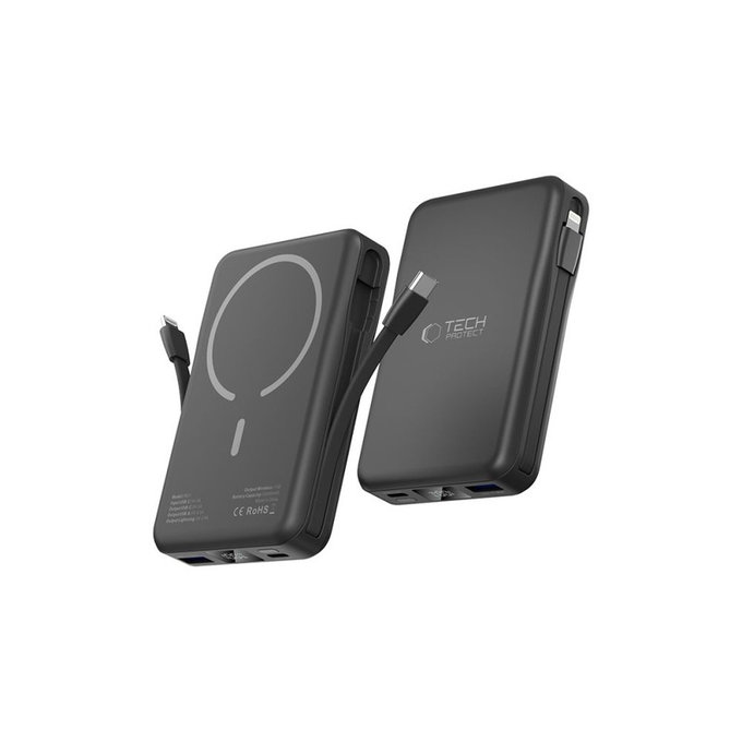 Power bank PB31 Lifemag MagSafe 10000mAh, nera, Tech-Protect