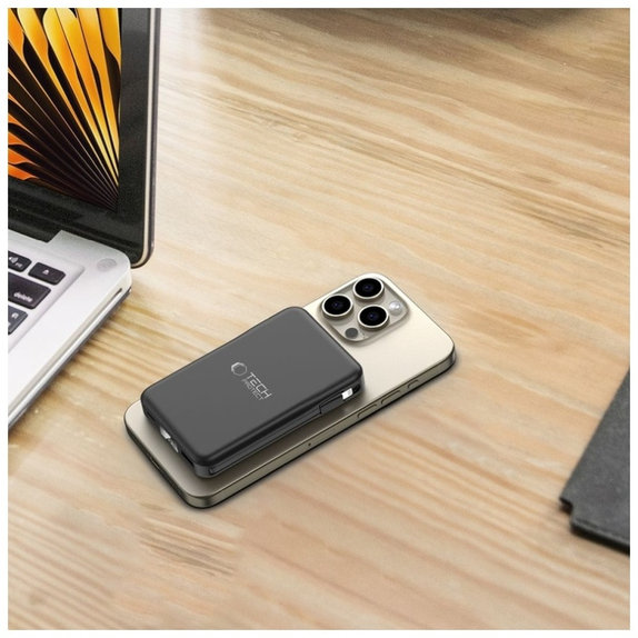 Power bank PB31 Lifemag MagSafe 10000mAh, nera, Tech-Protect