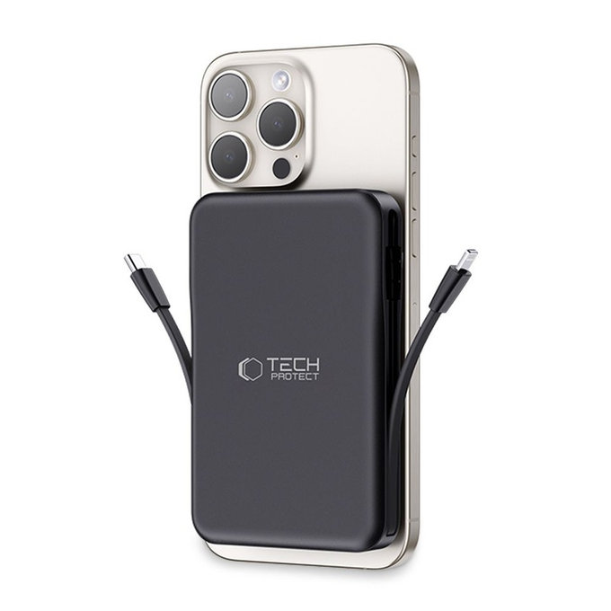 Power bank PB31 Lifemag MagSafe 10000mAh, nera, Tech-Protect