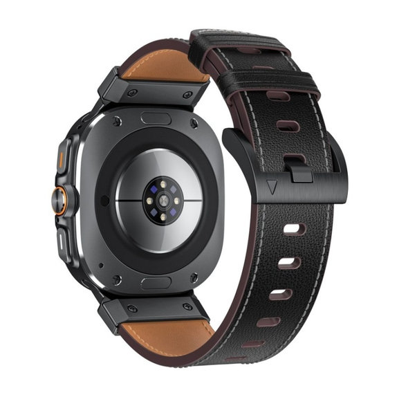 Cinturino Delta Pro per Samsung Watch Ultra 1 / 2 2024-2026 (47 mm) Leather, nera, Tech-Protect