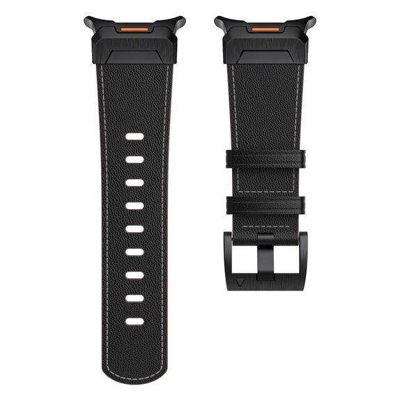 Cinturino Delta Pro per Samsung Watch Ultra 1 / 2 2024-2026 (47 mm) Leather, nera, Tech-Protect