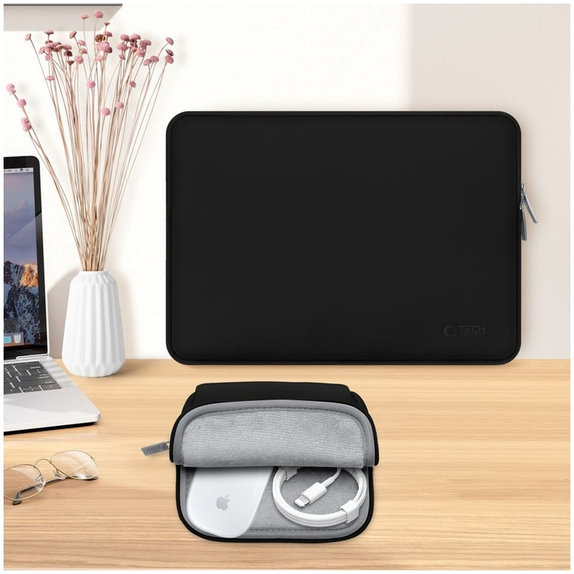 Custodia per laptop Neoslim 13-14, nera, Tech-Protect