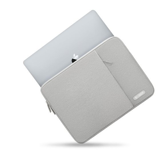 Custodia per laptop Sleevy 13-14, Crayon Grey, Tech-Protect