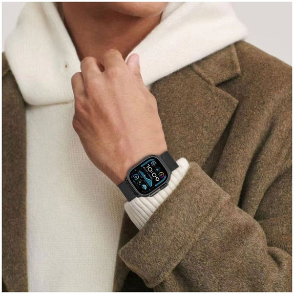 Cinturino Milano per Apple Watch 8 / 9 / 10 / 11 / SE / Ultra (44 / 45 / 46 / 49 mm), Titanium, Tech-Protect