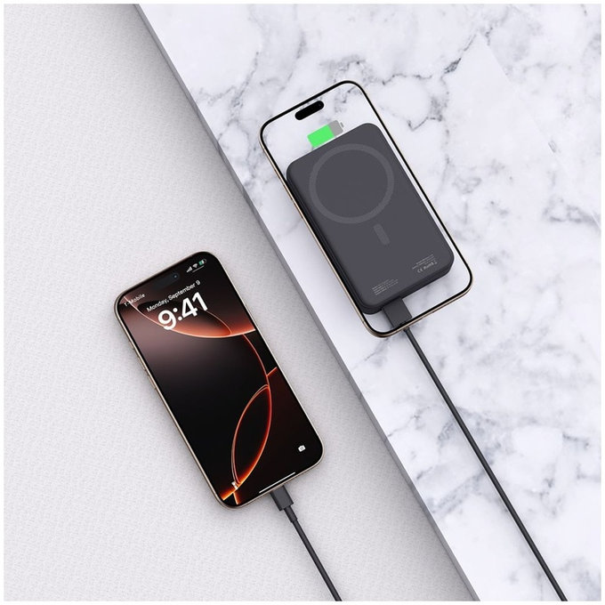Power bank PB12 Lifemag MagSafe 20000mAh, nera, Tech-Protect