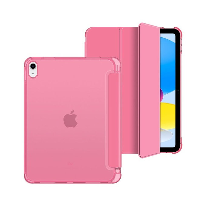 Custodia Sc Pen Hybrid per iPad 10.9" 10 / 2022 / 11" 11 / 2025, Crystal Magenta, Tech-Protect