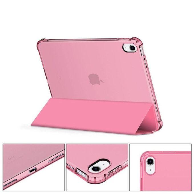 Custodia Sc Pen Hybrid per iPad 10.9" 10 / 2022 / 11" 11 / 2025, Crystal Magenta, Tech-Protect