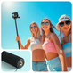 Selfie stick con treppiede GA100 per GoPro / DJI / INSTA360, nera, Tech-Protect