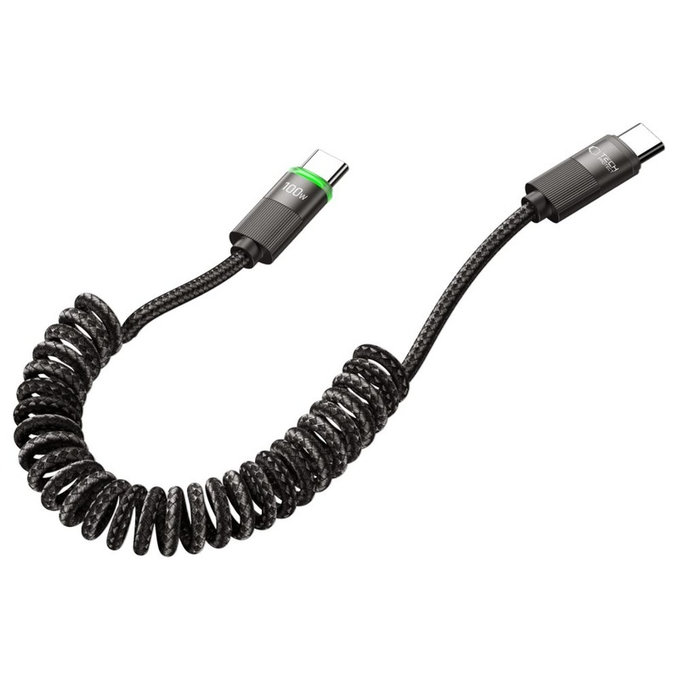 Cavo UB20T Ultraboost USB-C Cable PD 100W / 5A 180CM, nera, Tech-Protect