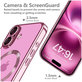 Custodia MagFlex MagSafe per iPhone 16 Shiny Rose, Tech-Protect