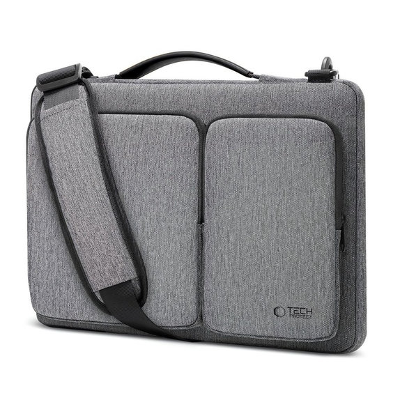 Custodia per laptop Defender Bag 13-14, Crayon Grey, Tech-Protect