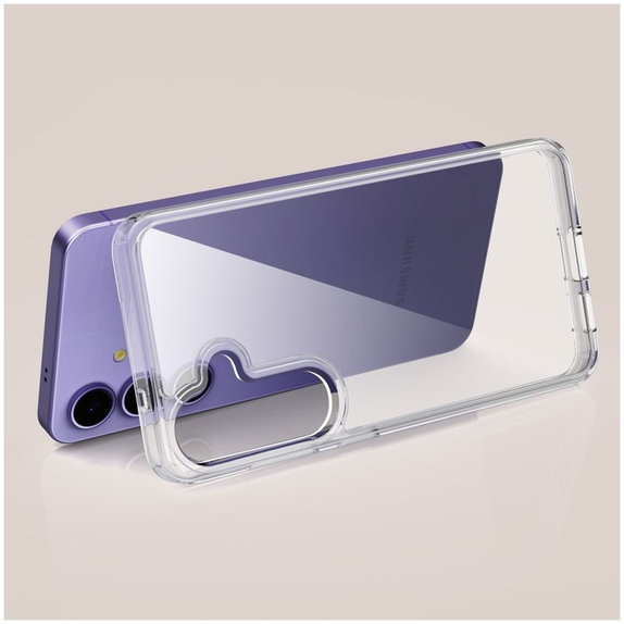 Cover FlexAir Hybrid per Galaxy S25, Clear, Tech-Protect