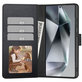 Custodia Wallet per Samsung S25, nera, Tech-Protect