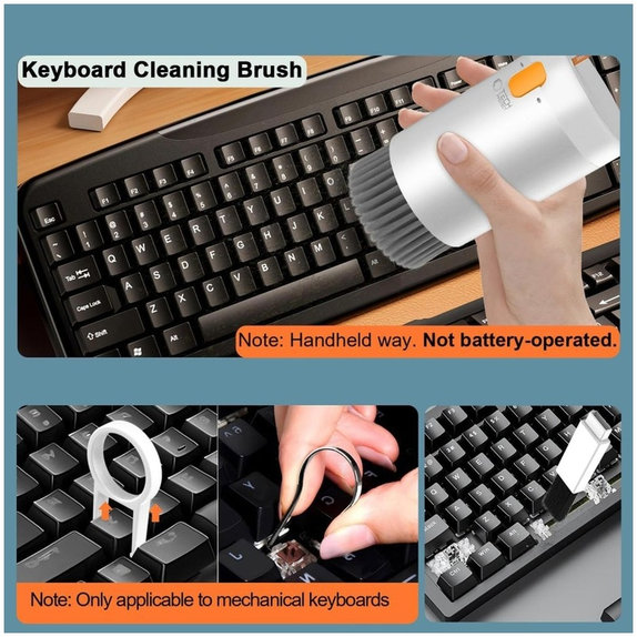 Kit di pulizia CS01 20 in 1 per dispositivi elettronici, bianco, Tech-Protect