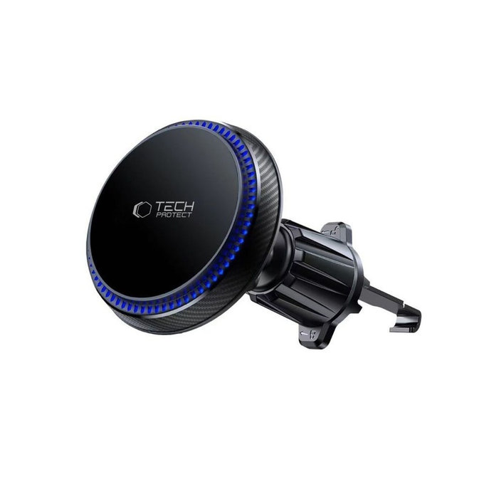 Supporto auto MM15W-V4 Magnetic MagSafe Dashboard & Vent 15W, nera, Tech-Protect