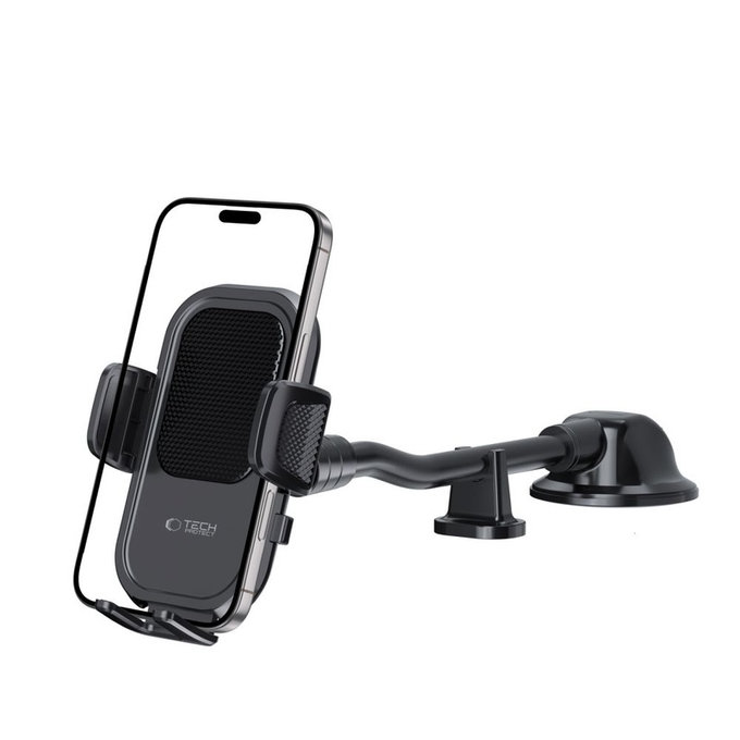 Supporto auto V8 Universal Long Arm Dashboard & Windshield, nera, Tech-Protect