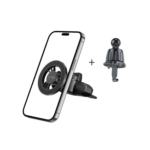 Supporto auto N56 Magnetic MagSafe Cd & Vent, nera, Tech-Protect