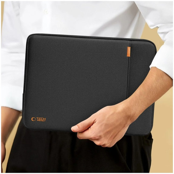 Custodia per laptop Defender 13-14, nera, Tech-Protect