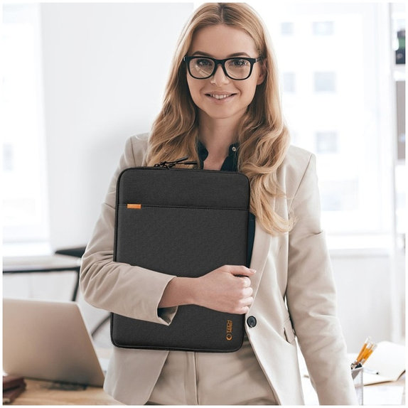 Custodia per laptop Defender 13-14, nera, Tech-Protect