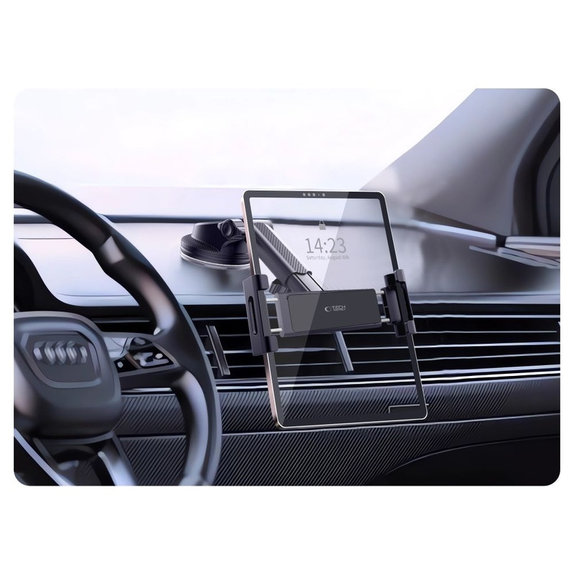 Supporto auto V4 Universal Windshield & Dashboard for Tablet, nera, Tech-Protect
