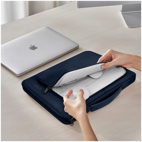 Custodia per laptop Basic Bag 15-16, Navy Blue, Tech-Protect