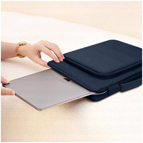 Custodia per laptop Basic Bag 15-16, Navy Blue, Tech-Protect