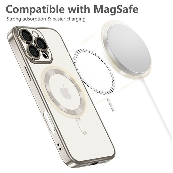 Custodia MagFlex MagSafe per Samsung S25, Marine Blue, Tech-Protect