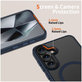 Custodia MagMat MagSafe per Samsung S25, Matte Navy, Tech-Protect