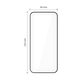 Vetro temperato Quick Set+ 2-PACK per iPhone 15 / 16, nera, Tech-Protect