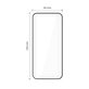 Vetro temperato Quick Set+ 2-PACK per iPhone 13 / 13 Pro / 14 / 16E / 17E, nera, Tech-Protect