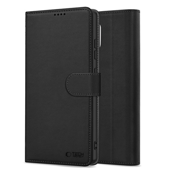 Custodia Wallet per Motorola Edge 60 / 60 Fusion, nera, Tech-Protect