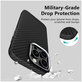 Custodia Ion Carbon MagSafe per Samsung S25 Ultra, nera/argento, Tech-Protect