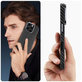 Custodia Ion Carbon MagSafe per Samsung S25 Ultra, nera/argento, Tech-Protect