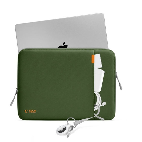 Custodia per laptop Defender 15-16, Army Green, Tech-Protect