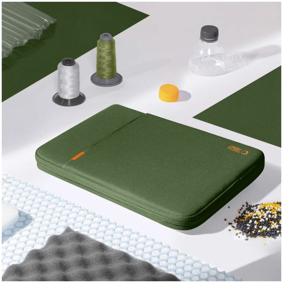 Custodia per laptop Defender 15-16, Army Green, Tech-Protect