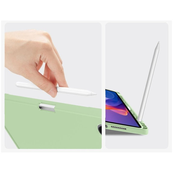 Custodia Sc Pen per Xiaomi Redmi Pad 2 11.0 Matcha Green, Tech-Protect