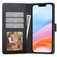 Custodia Wallet per Motorola Moto G56 5G, nera, Tech-Protect
