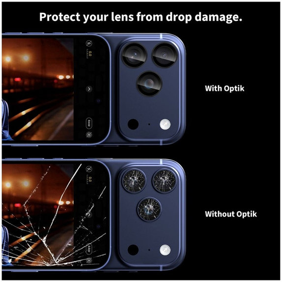 Protezione fotocamera Camring Fit+ per iPhone 14 Pro / Max / 15 Pro / Max / 16 Pro / Max / 17 Pro / Max, trasparente, Tech-Protect