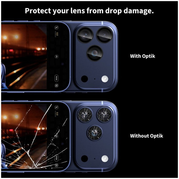 Protezione fotocamera Camring Fit+ per iPhone 14 Pro / Max / 15 Pro / Max / 16 Pro / Max / 17 Pro / Max, trasparente, Tech-Protect