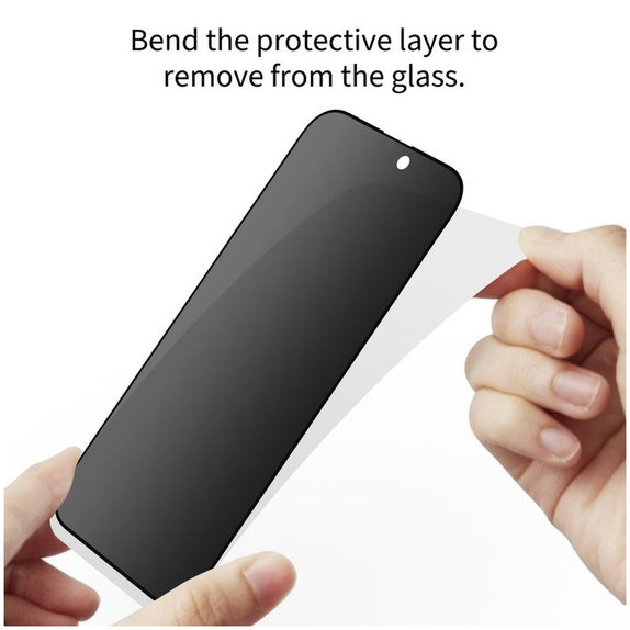 Vetro temperato Privacy Glass Spy+ 2-PACK per iPhone 16 Pro / 17 / 17 Pro, privacy, Tech-Protect