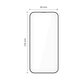 Vetro temperato Quick Set+ 2-PACK per iPhone 17, nera, Tech-Protect
